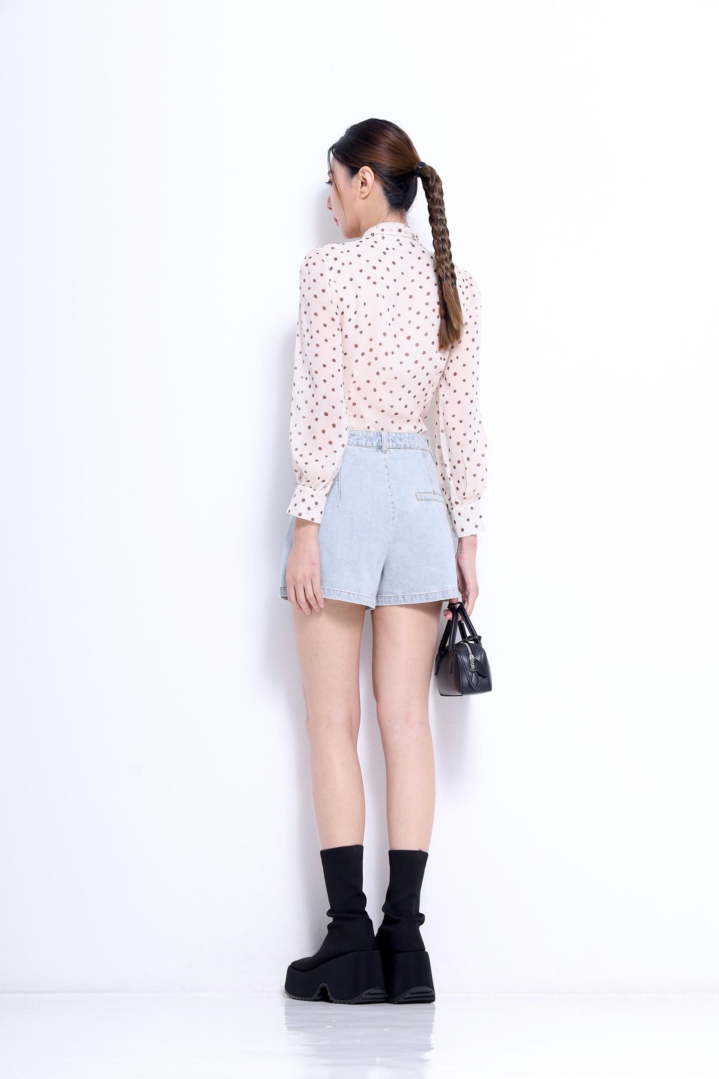 Maro Lavalliere Chiffon Blouse