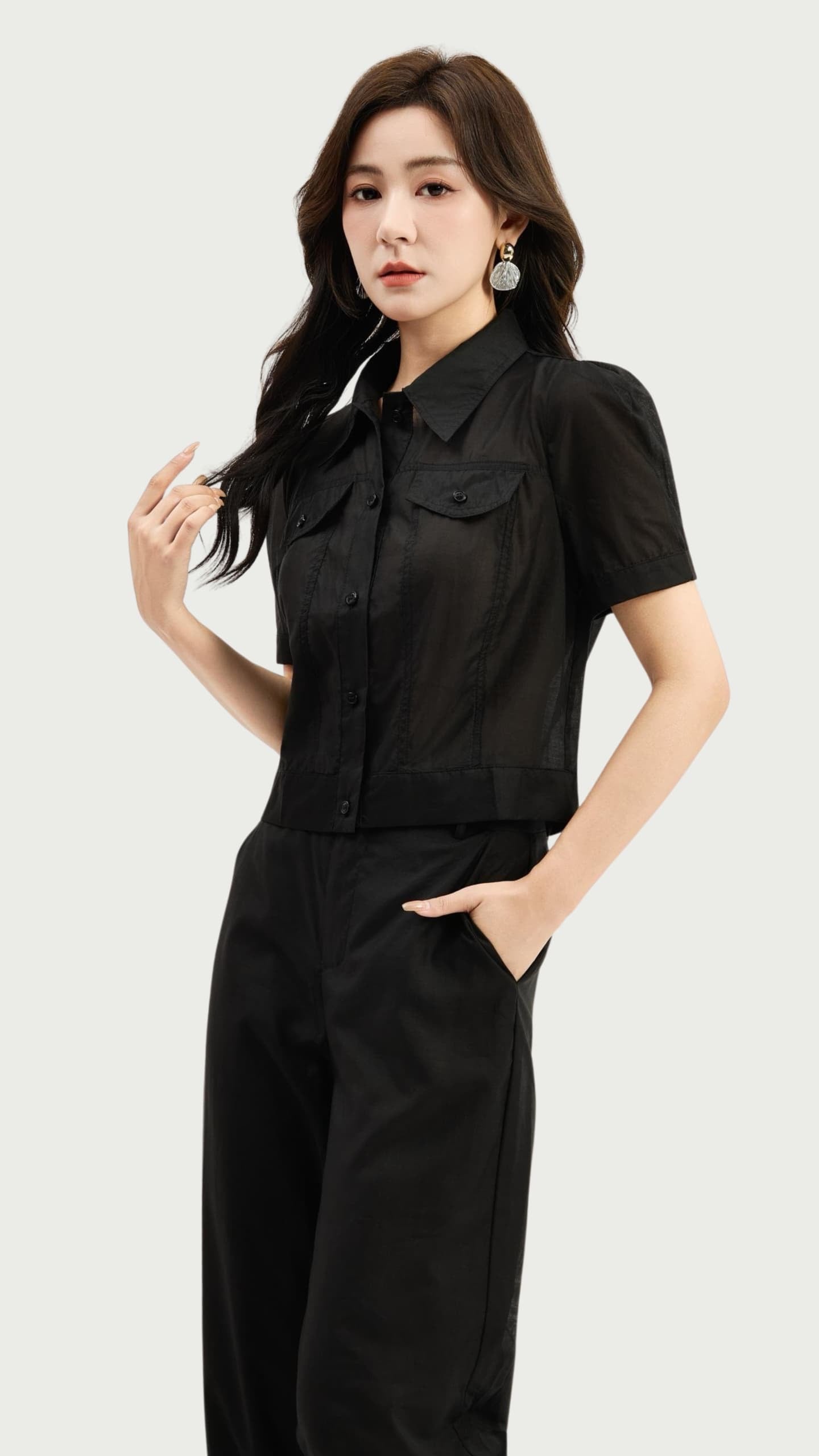 Ziri Tencel Top & Pants Set