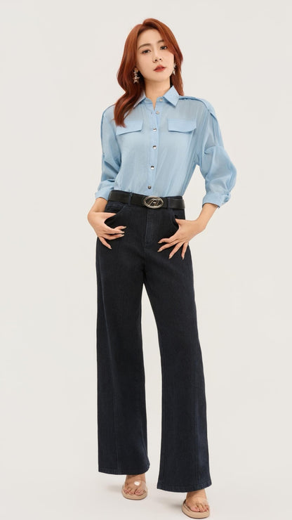Ziri Straight Legged Denim Jeans