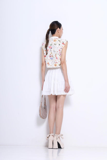 Blossom Cropped Vest Top