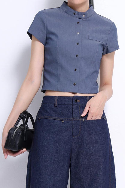Nikki High Rise Barrel Pants