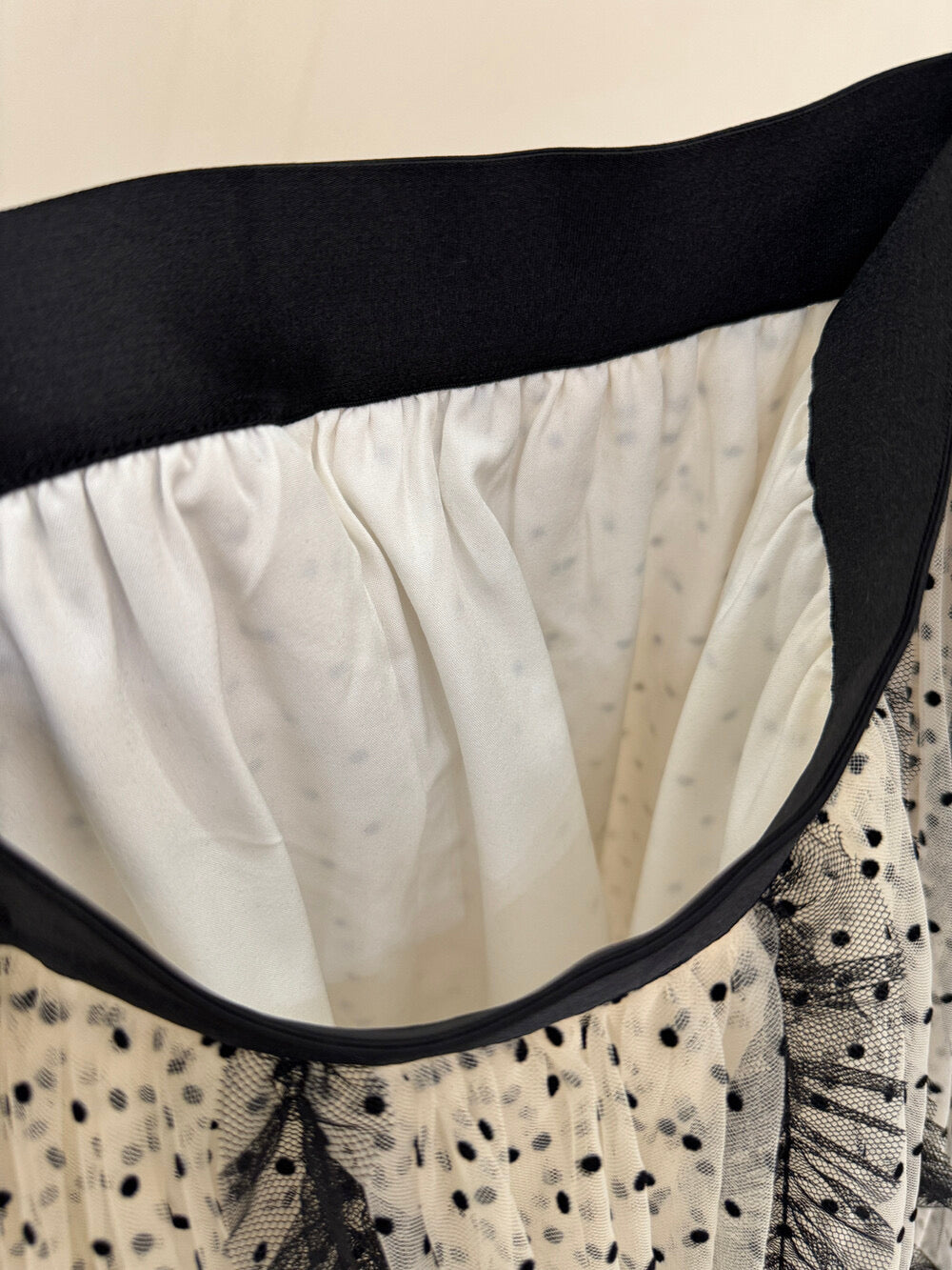 Faye Polka Dot Tulle Skirt