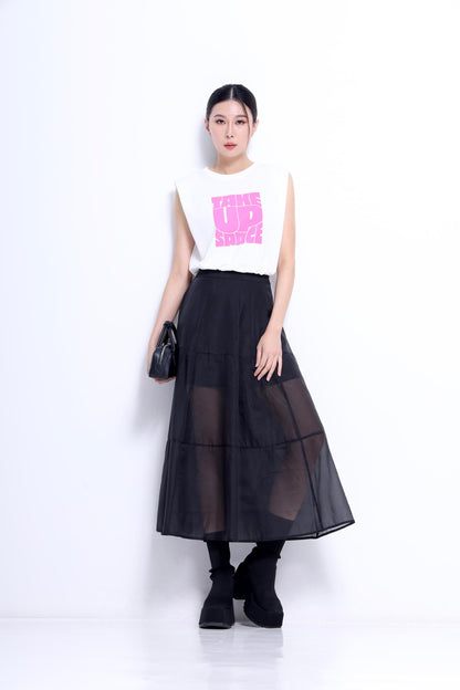 Take Up Space Cropped Tee