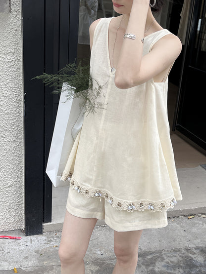 Zoe Bohemian Linen Setwear
