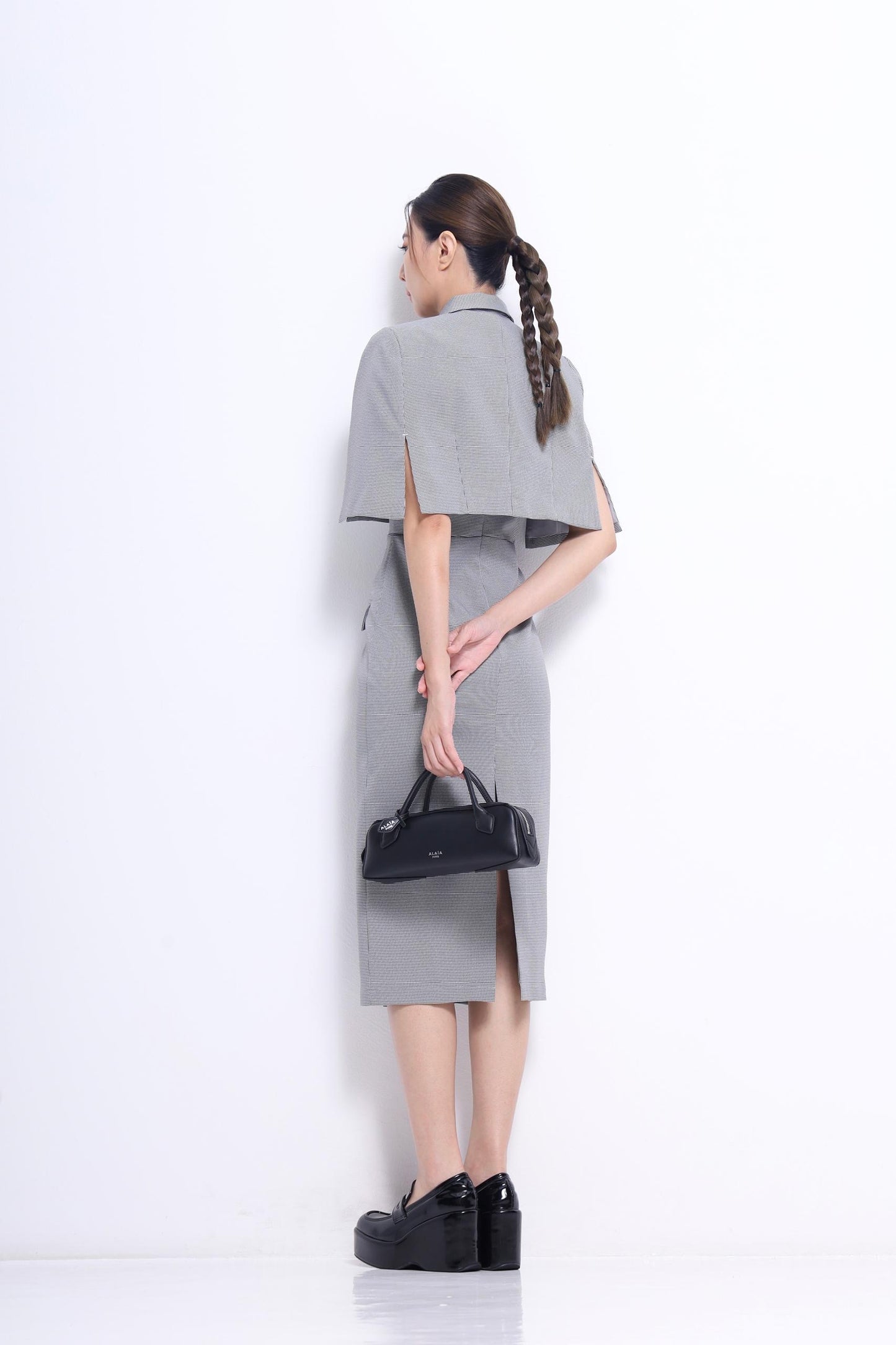 Miranda Cropped Cape Jacket