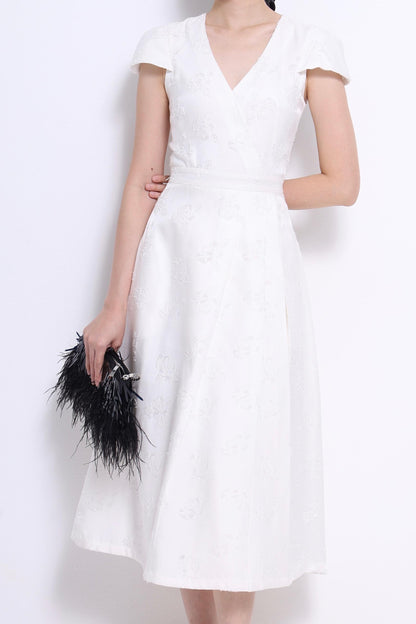 Chloe Jacquard A-line Dress