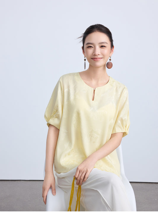 Qing Orient Jacquard Tee