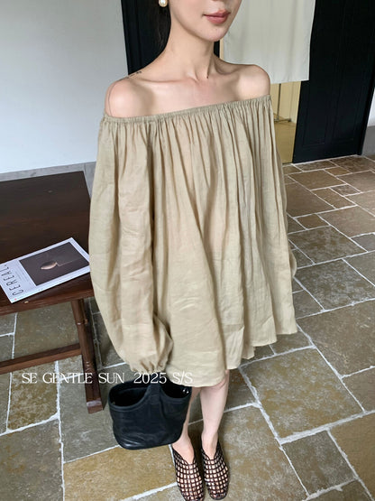 Elle Ramie Off Shoulder Setwear