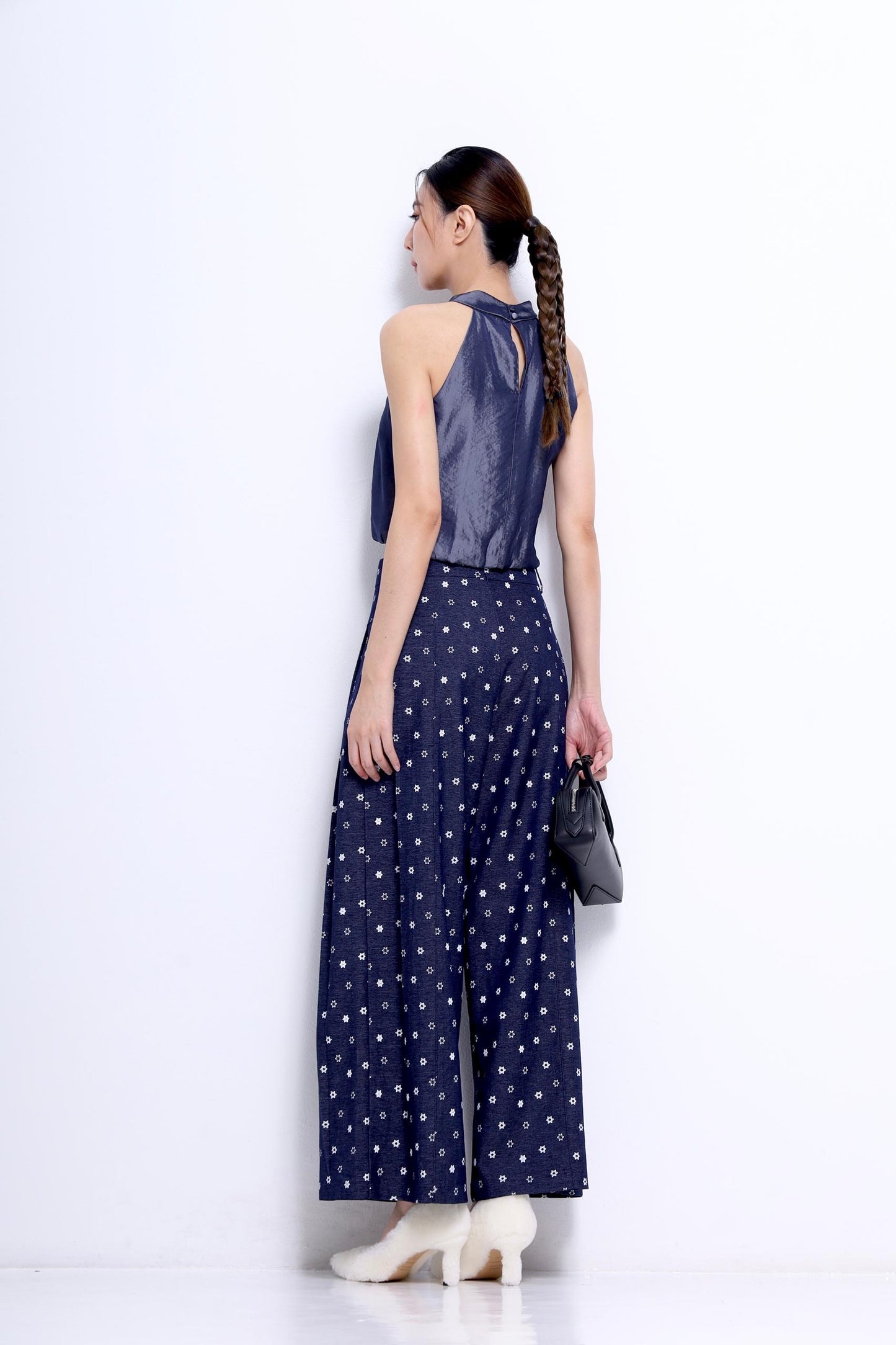 Elise Star Prints Wide Legged Pants