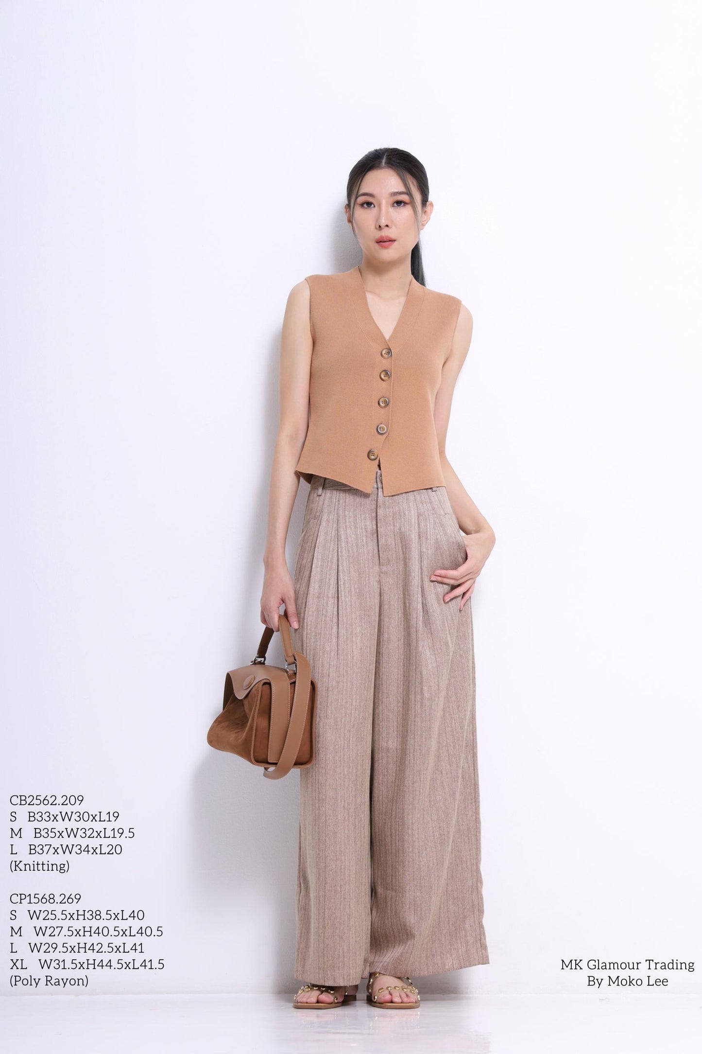 Claira V-Neck Knit Vest