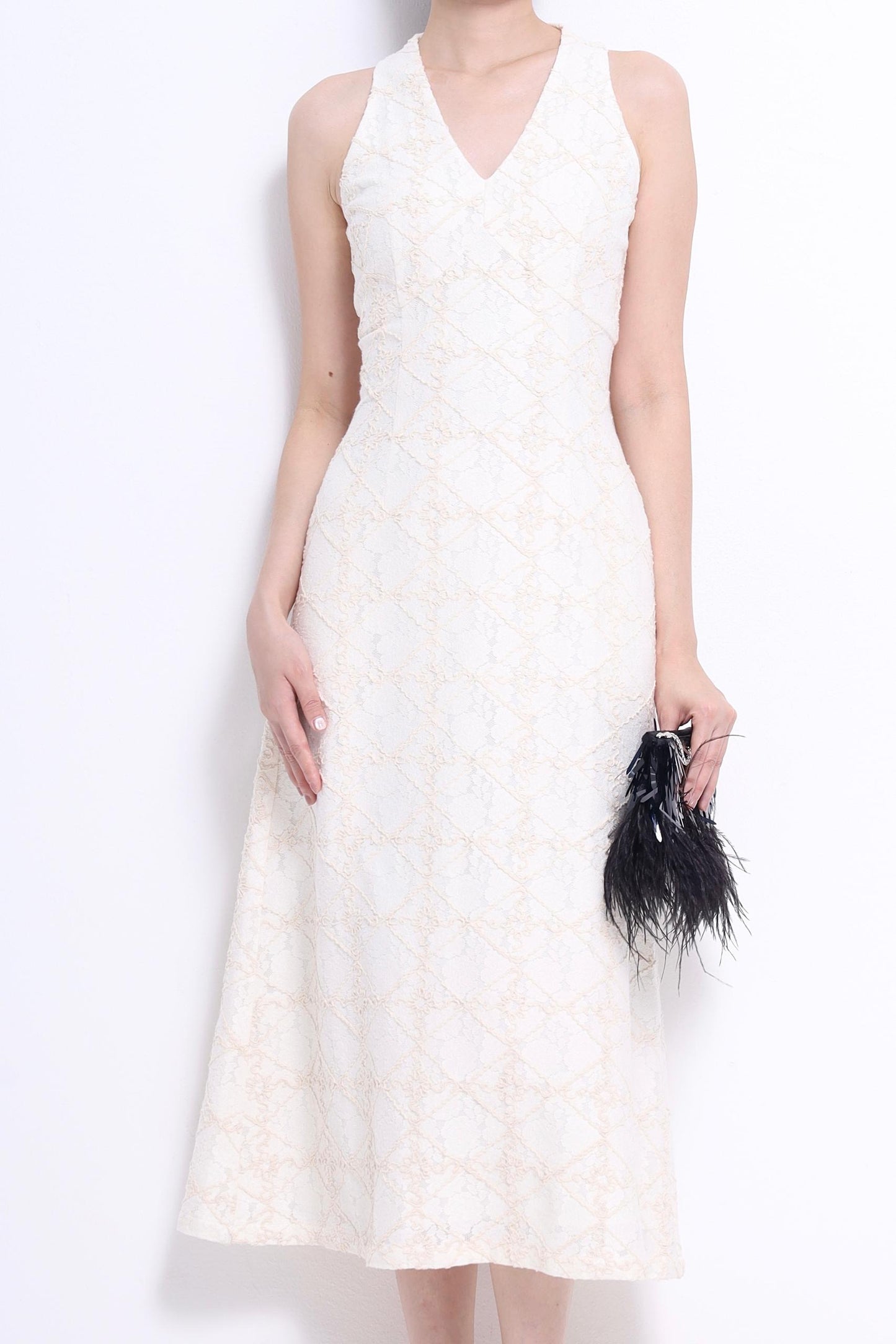 Rosalie V-neck Lace Dress