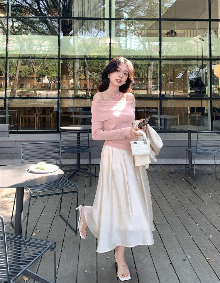 Valentina Pleated A-line Skirt