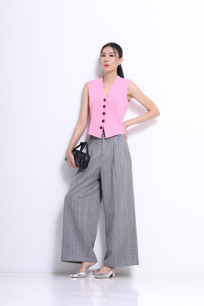 Claira V-Neck Knit Vest