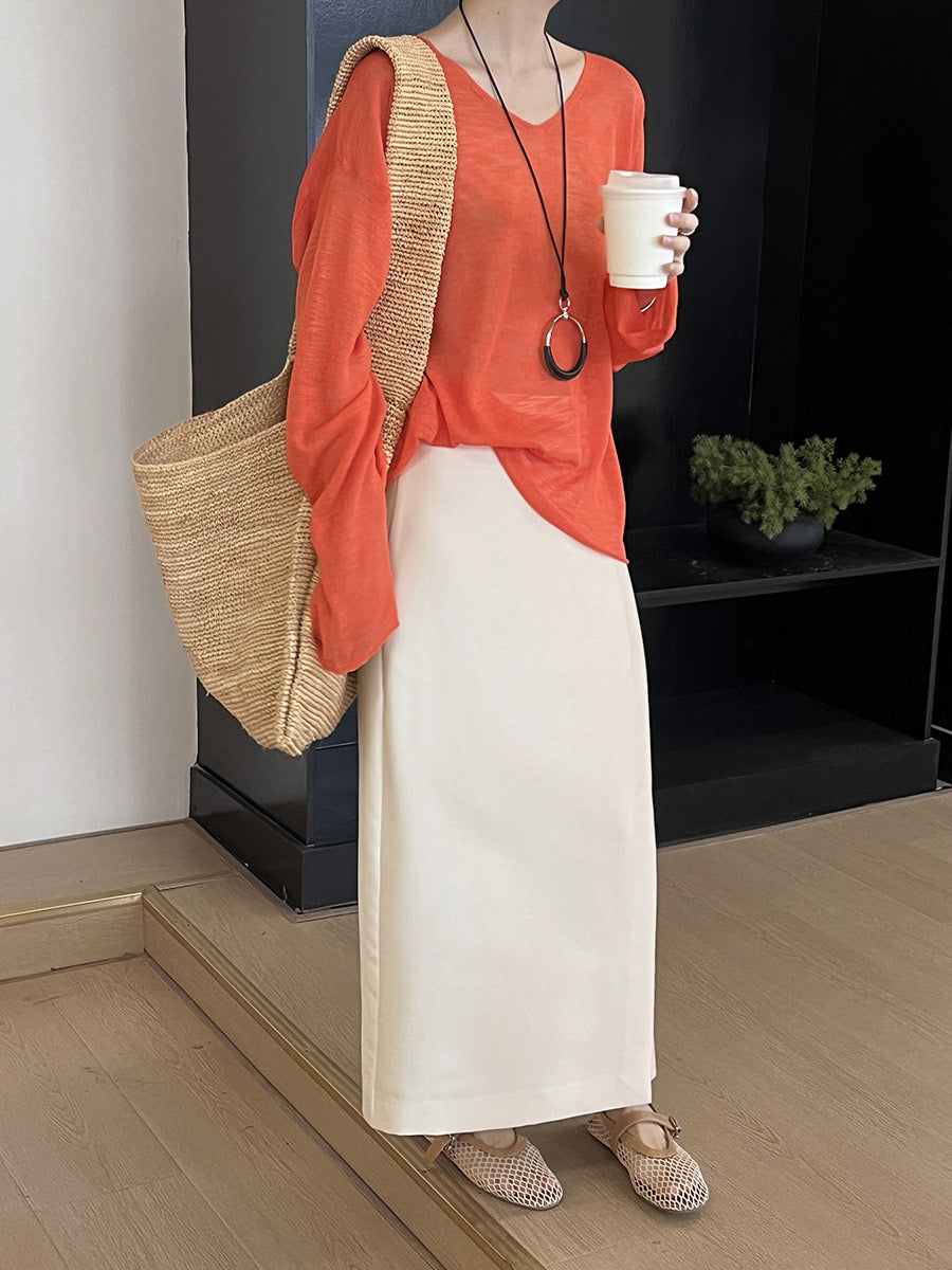 Zenda Satin Maxi Skirt