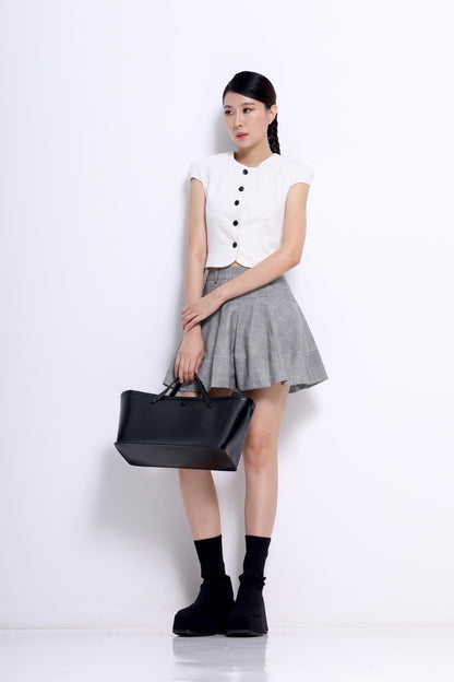 Gaby Denim Button Down Top