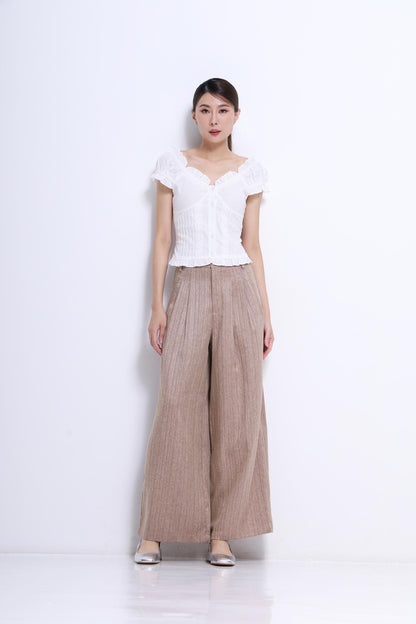 Giselle V-Neck Ruffle Blouse