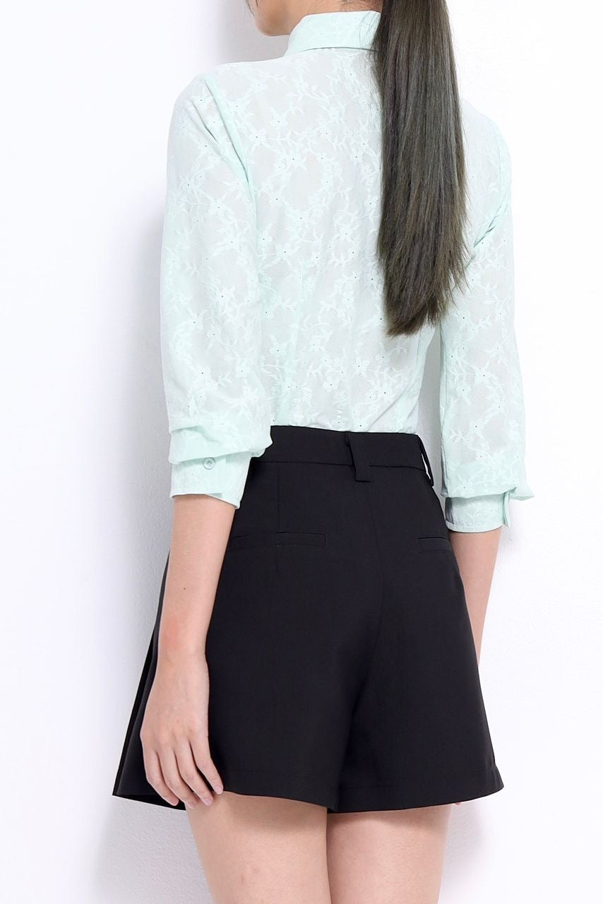 Kiera Lace Button Down Shirt