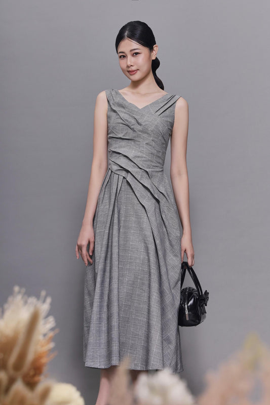 Maril A-line Drape Dress