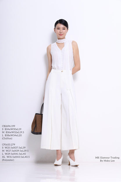 Becca V-Neck Chiffon Blouse