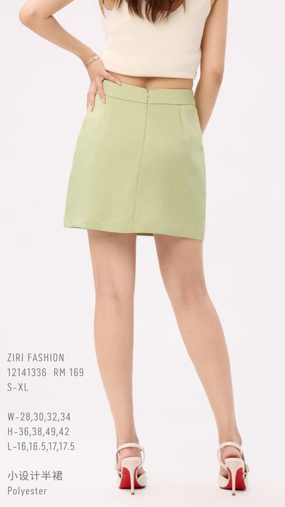 Ziri Duo Pocket Mini Skirt