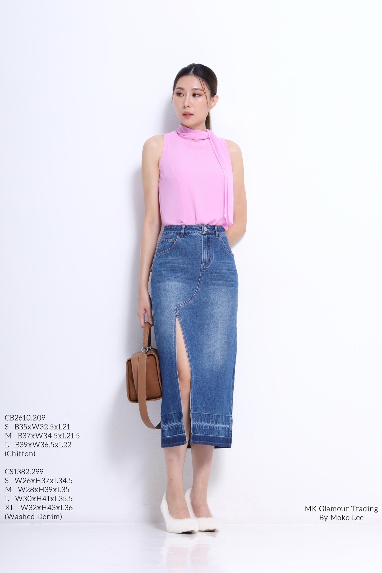 Marie Neck Tie Chiffon Blouse