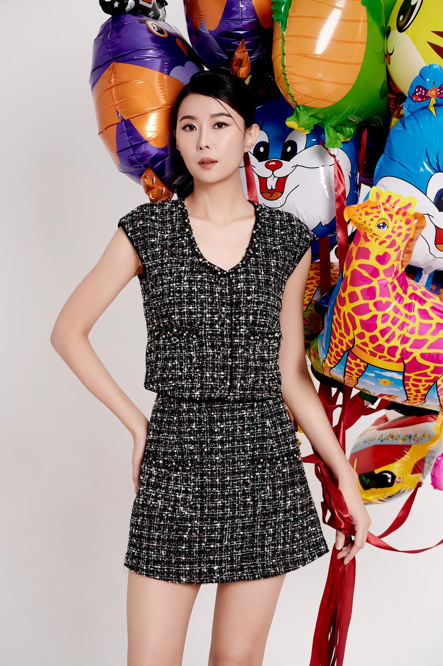Gabrielle Tweed Vest