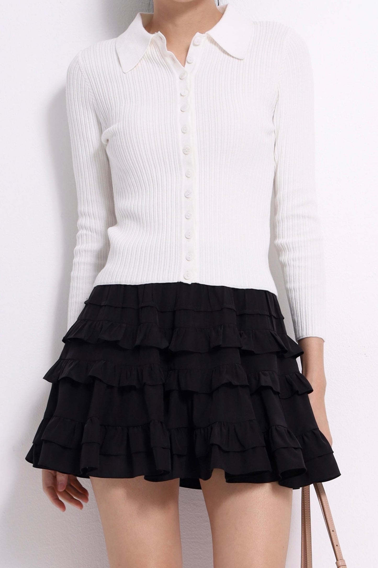 Jess Button Down Knit Top