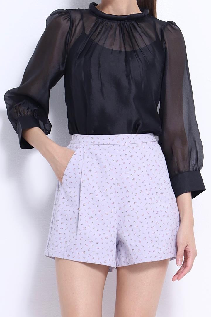 Mara Organza Long Sleeve Blouse