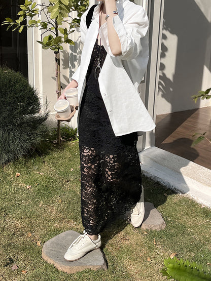 Laurine Lace Midaxi Skirt