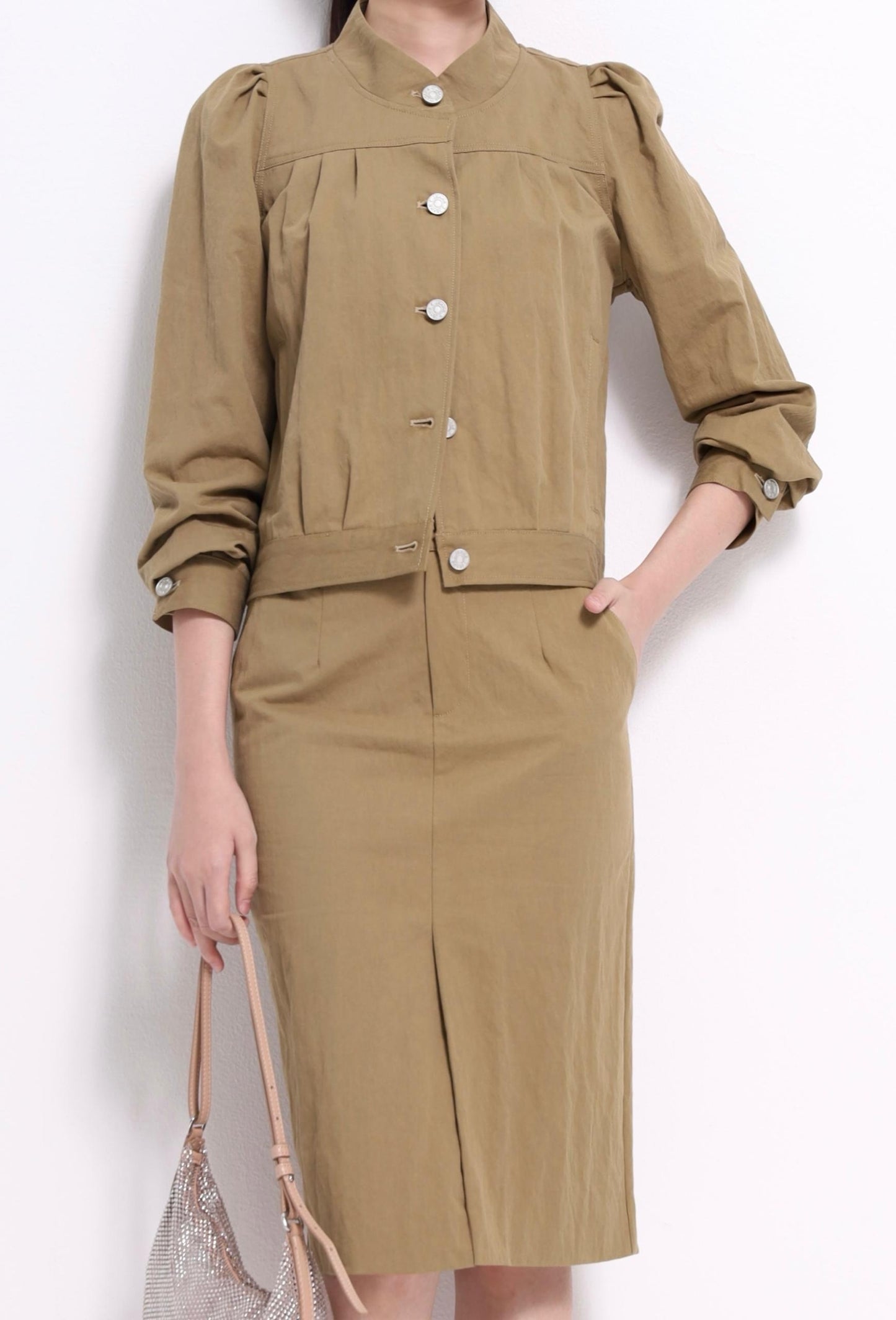Danya Column Midi Skirt