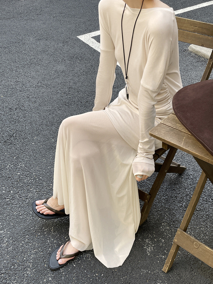 Reina Asymmetrical Tencel Dress