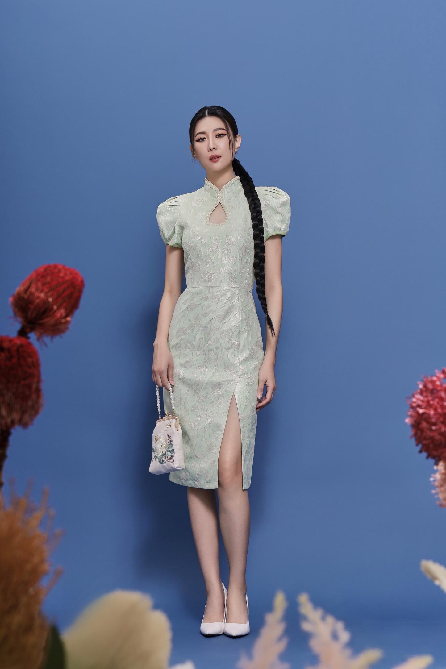 Ryu Orient Pearl Qipao Dress