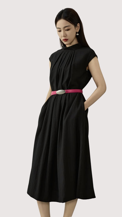 Ziri Round Neck Aline Dress