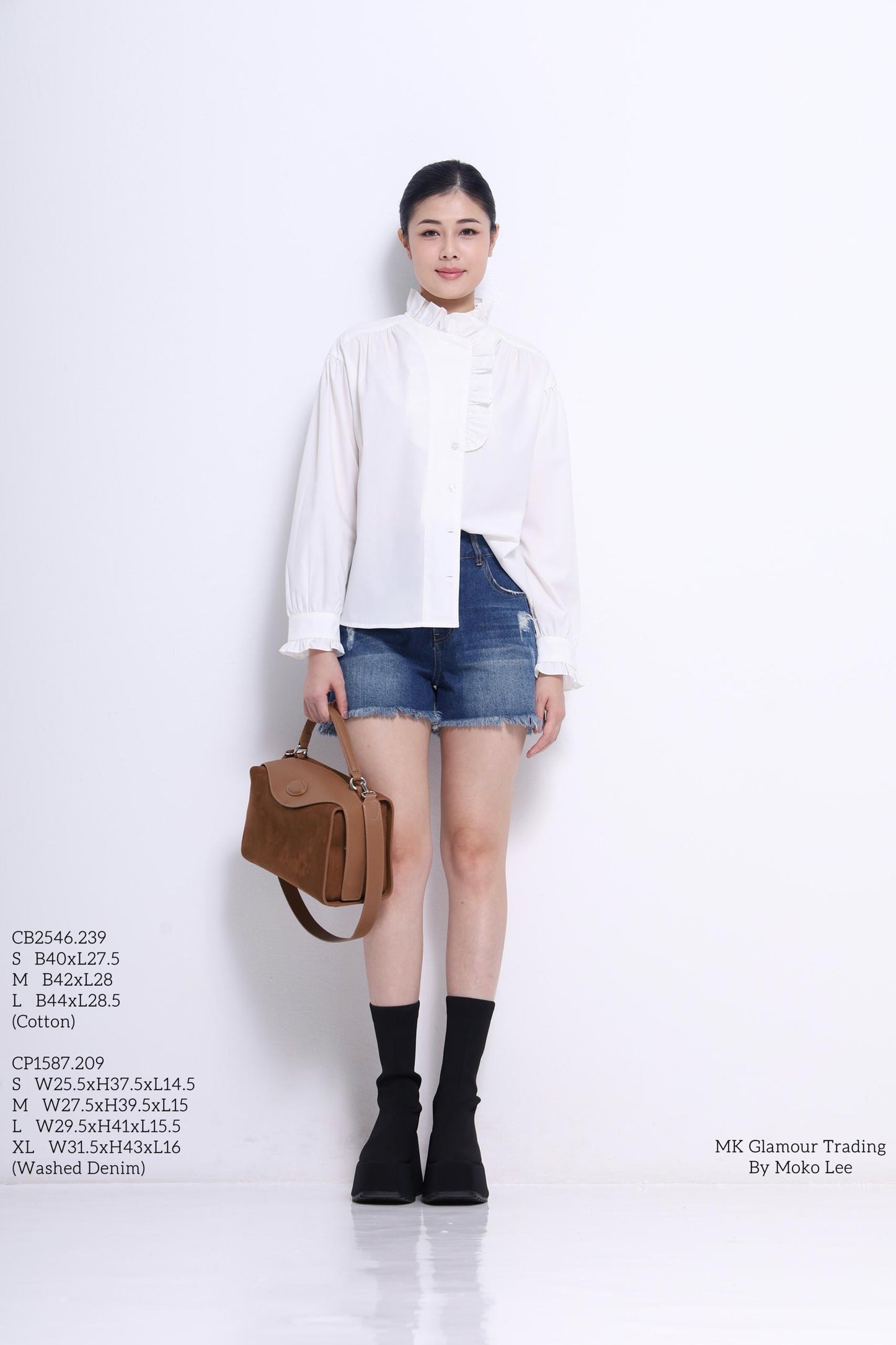 Marant Ruffle Collar Asymmetrical Shirt