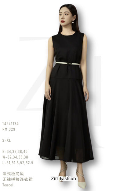 Ziri Tencel Slip-on Dress