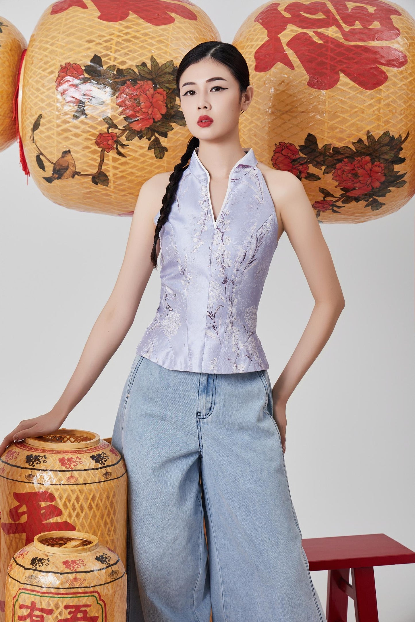 Mandy Wide Legged Denim Jeans