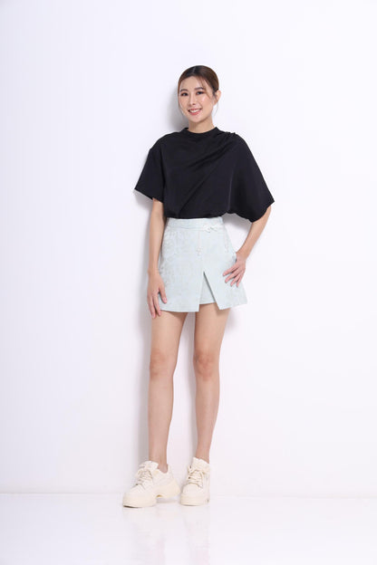 Nadya Asymmetrical Satin Top