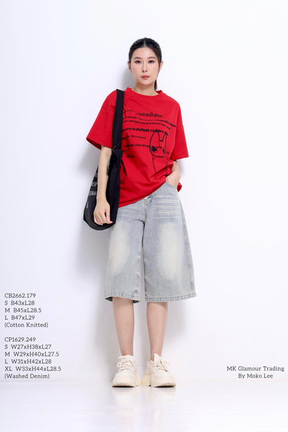 Omo Embroidered Oversized Tee