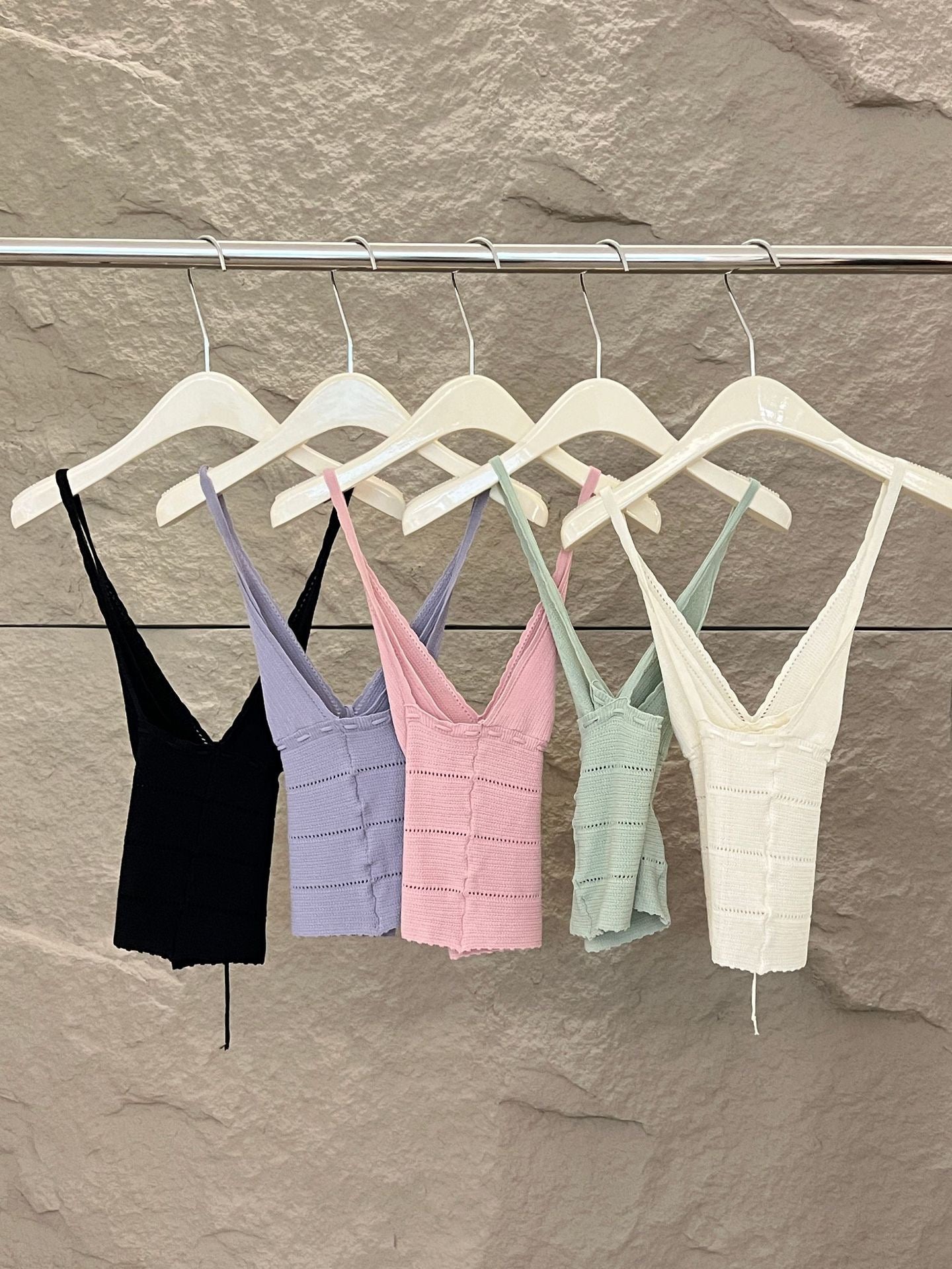 Kylie V-Neck Knit Tank Top