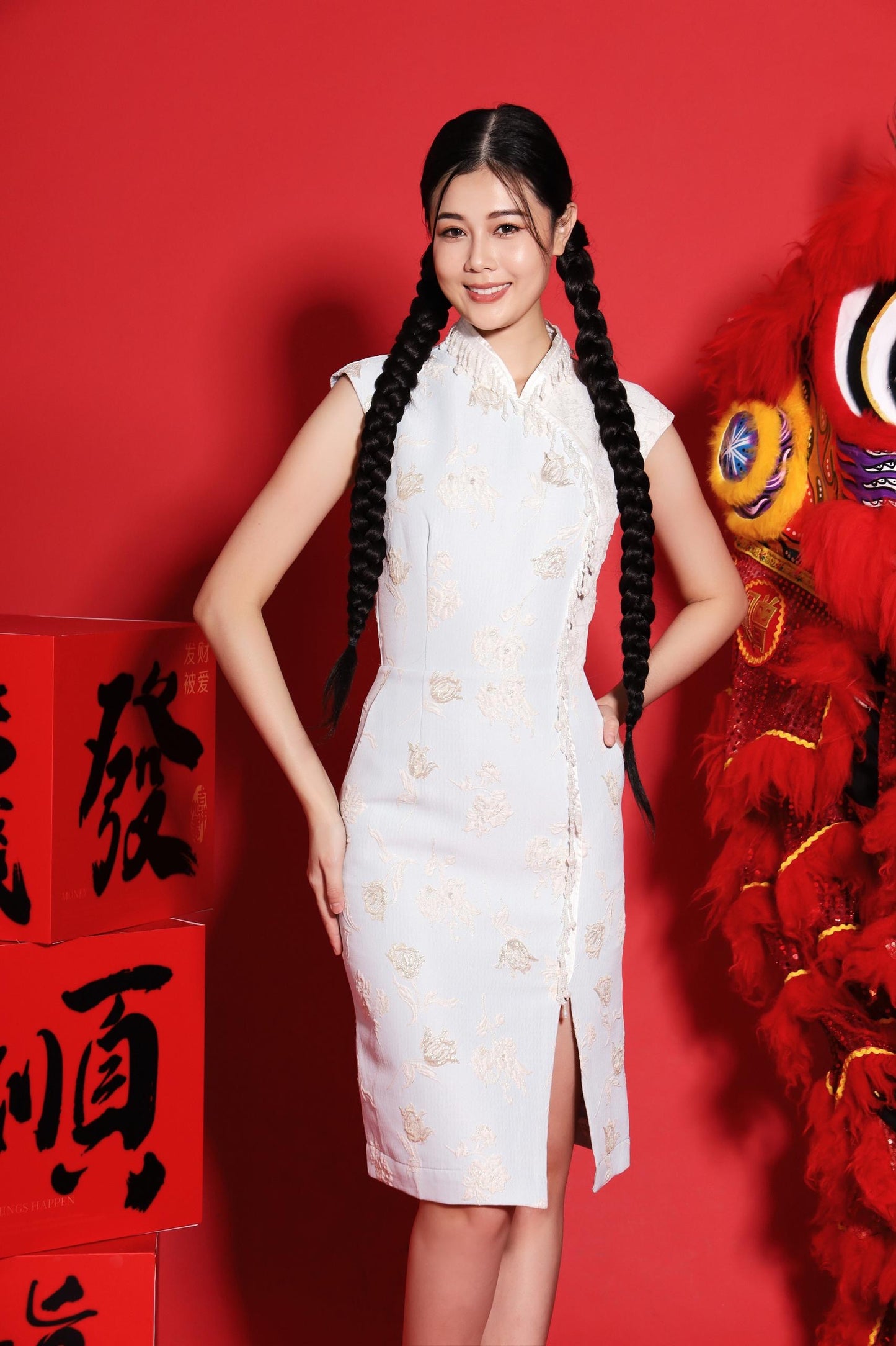 Zeng Orient Pearl Qipao Dress