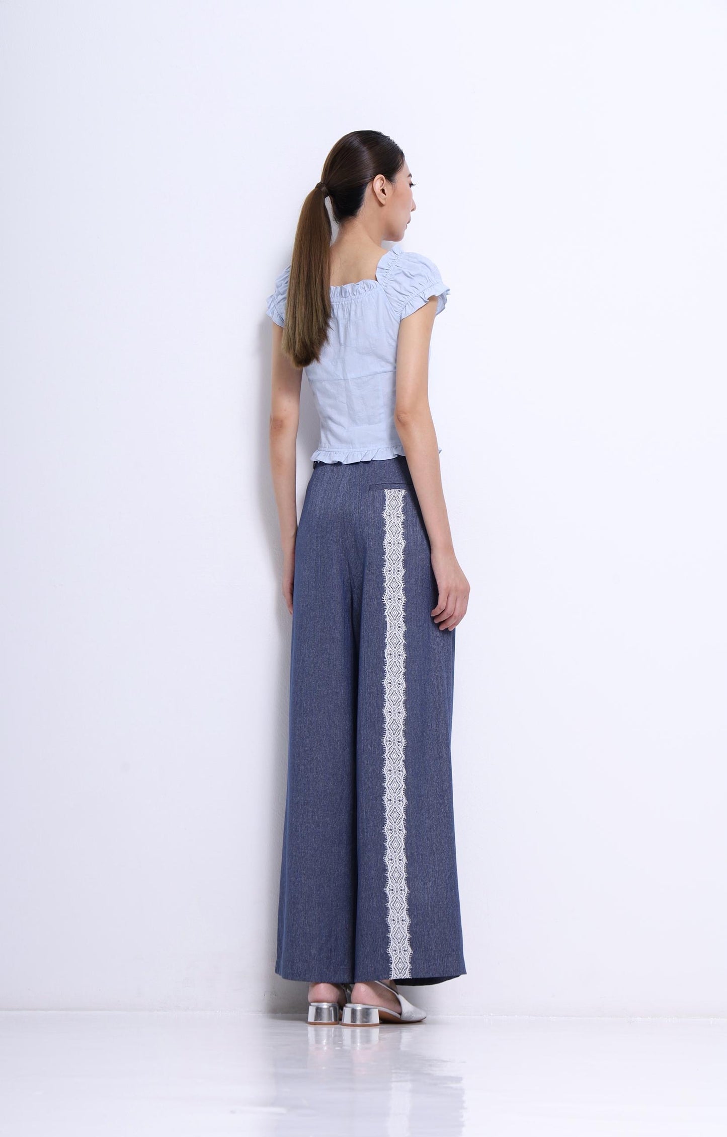 Giselle V-Neck Ruffle Blouse