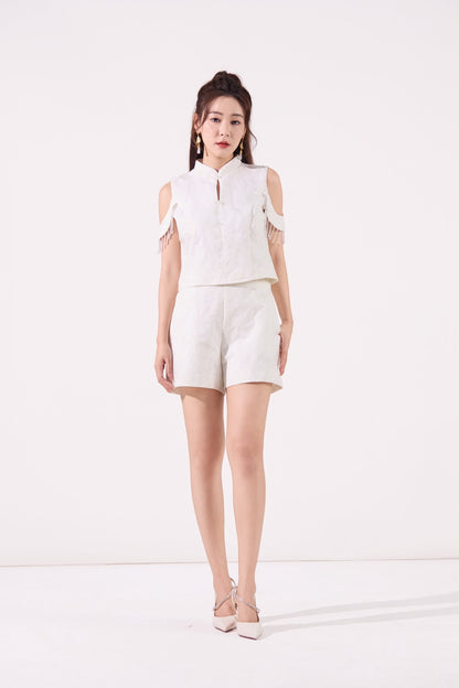 Lin Oriental Jacquard Shorts