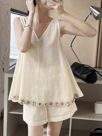 Zoe Bohemian Linen Setwear