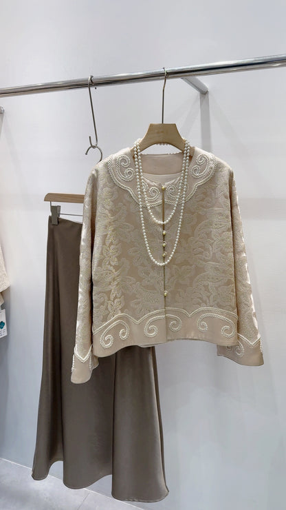 Xiu Embroidered Orient Jacket