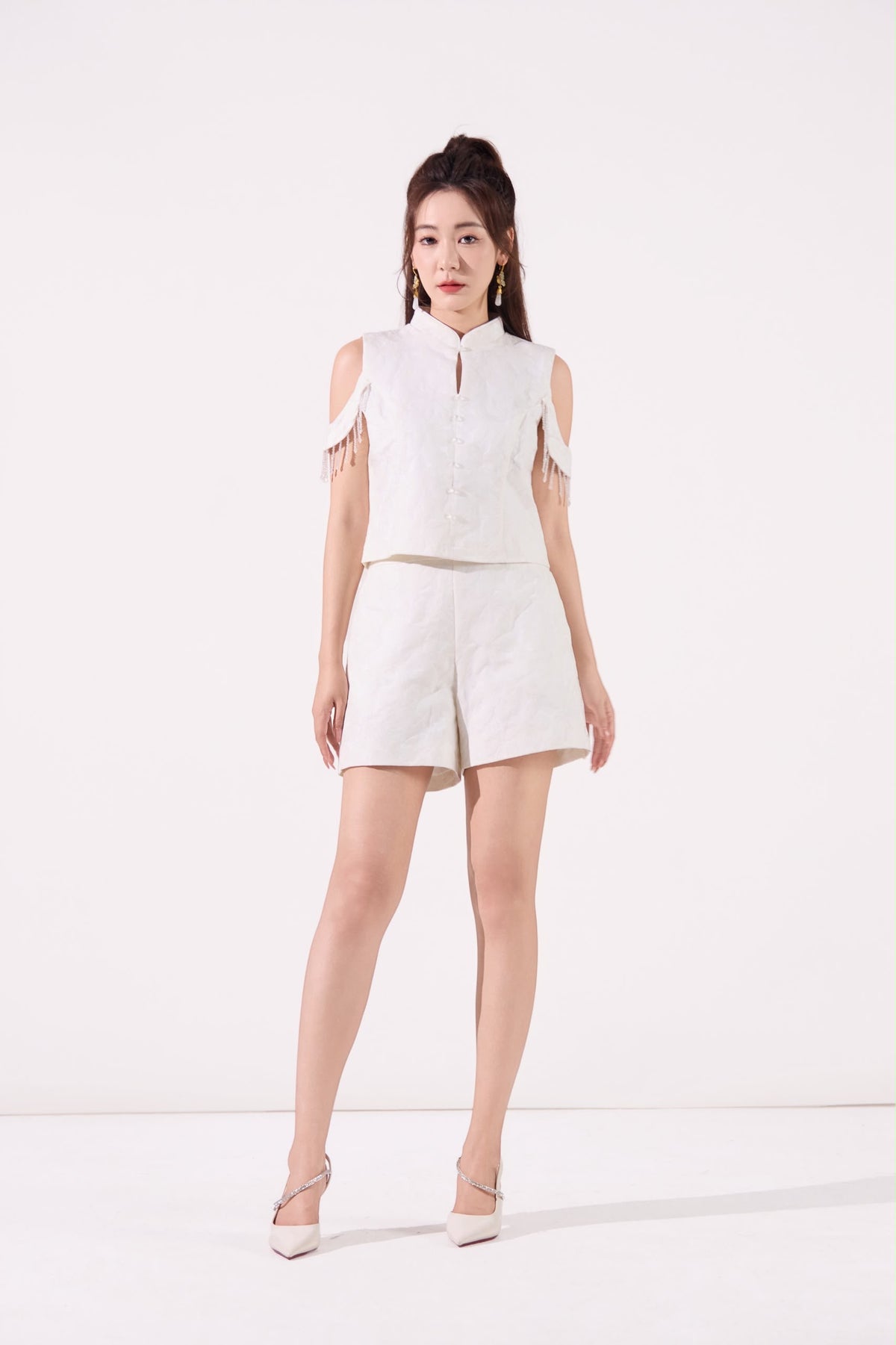 Lin Oriental Jacquard Shorts
