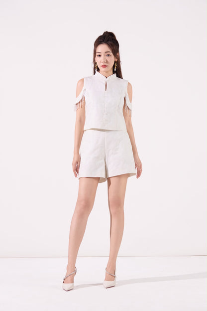 Lin Oriental Jacquard Shorts