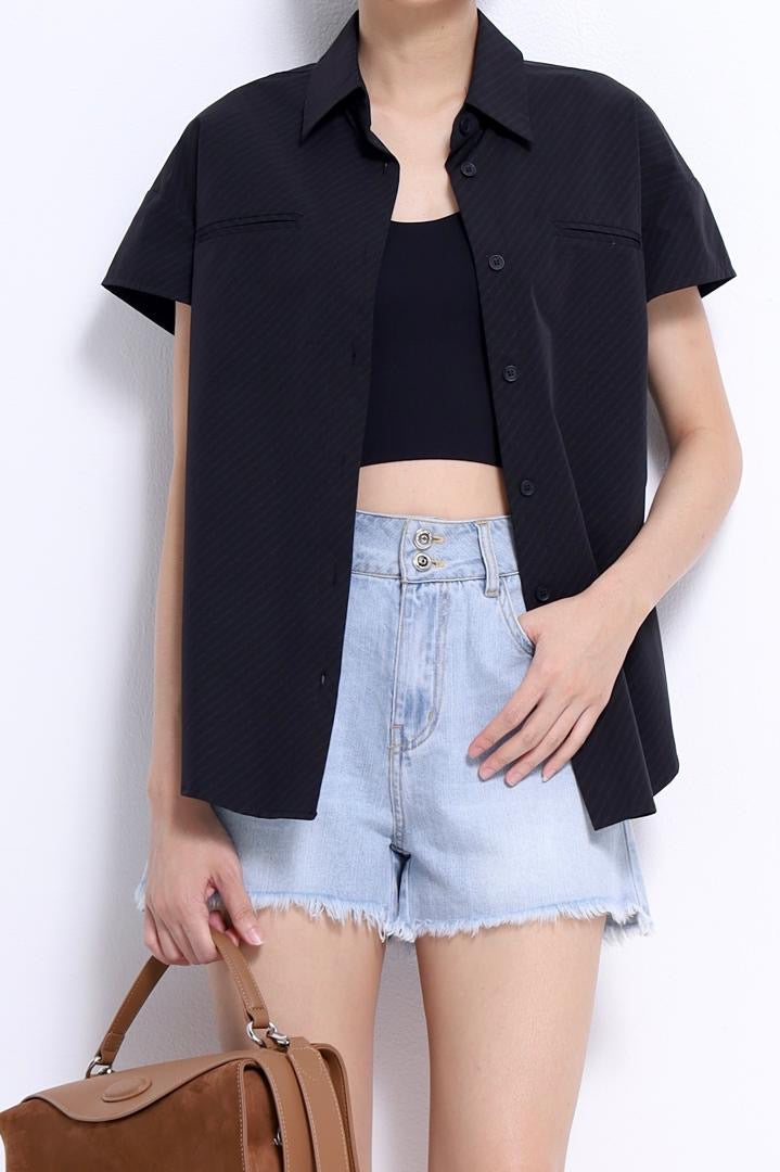 Riya Oversized Shirt with Pockets