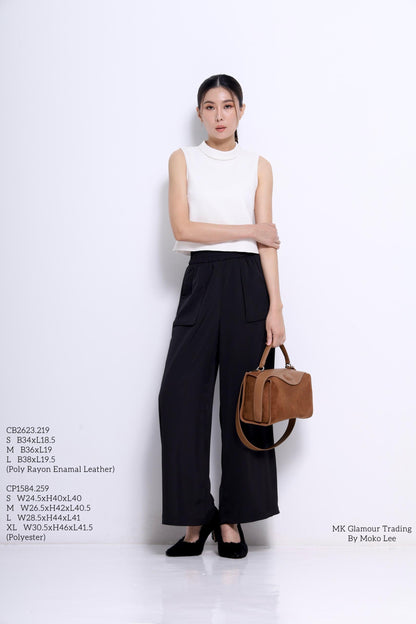 Nara Elastic Satin Loose Pants