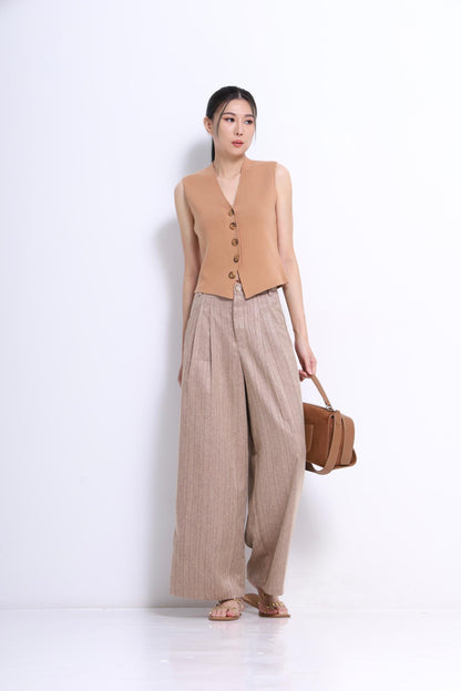 Claira V-Neck Knit Vest