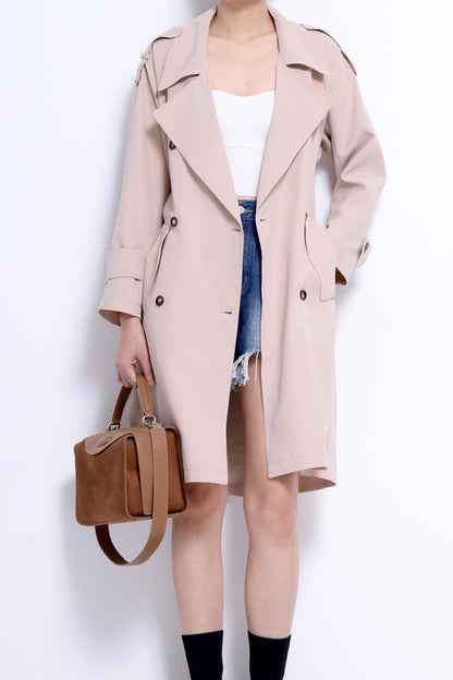 Naomi Light Midi Trench Jacket
